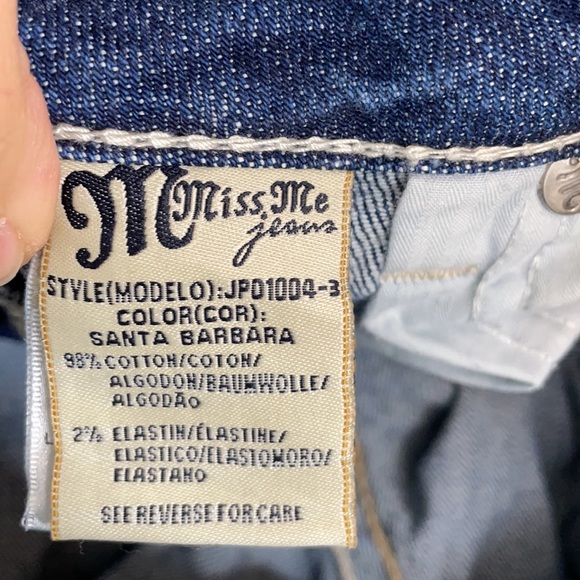 Miss Me Denim Size 26 Women's Sunny Boot Cut Santa Barbara - Picture 13 of 15